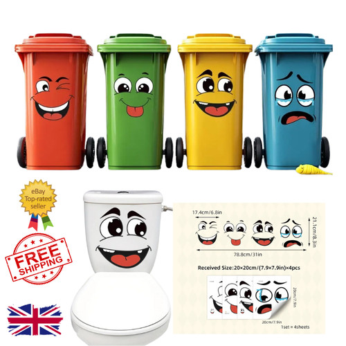 4pcs cartoon face - cartoon, stickers