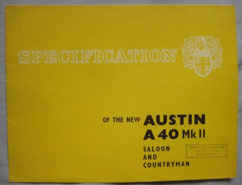Austin a40 fold - a40, mk
