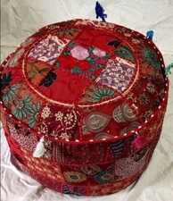 Patchwork round foot stool new - patchwork,