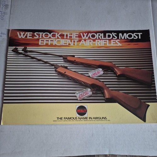 Rare original webley - webley, victor