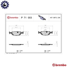 BRAKE PAD SET DISC BRAKE P 71