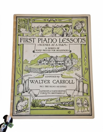 Book first piano lessons - first, by
