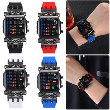 Men's LED Binary Digital Wrist
