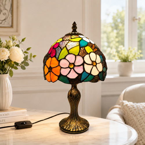 Tiffany style table - tiffany,