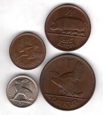 Ireland. Coins 1928-, Farthing-Threepence; Choose denomination, date and price.