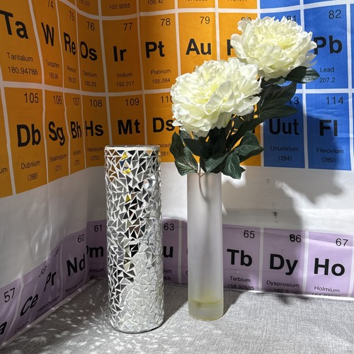 Set vases silver - 2, vases,