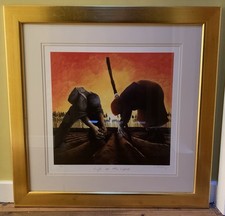 Mackenzie Thorpe LIFE IN THE LAND Framed Mounted Print Limited Edition with COA