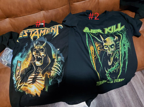 Testament overkill shirt - overkill,