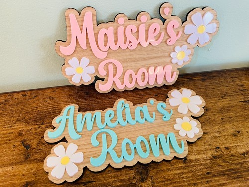 Personalised bedroom sign - bedroom,