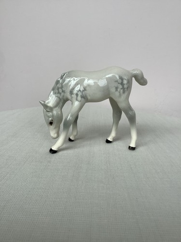 Beswick grazing foal - foal, v