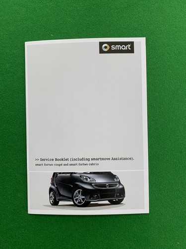Smart fortwo service book - smart,