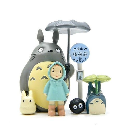 Neighbor totoro toys pvc - 6x,