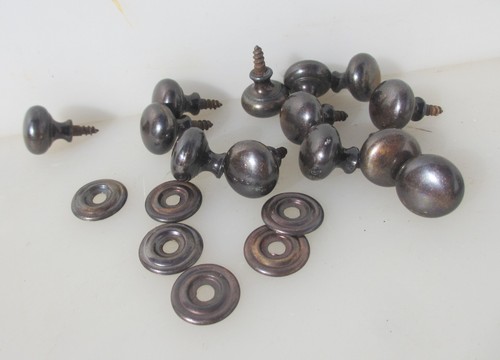 Vintage brass cabinet - brass, knob