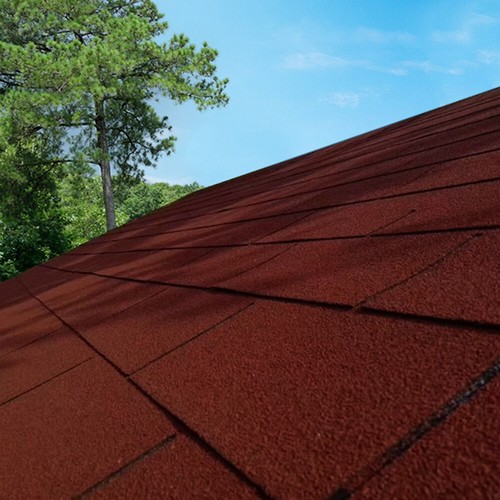 18pcs red brick - red, asphalt