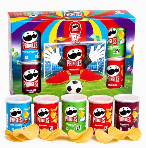 Pringles assorted crisps match - assorted,