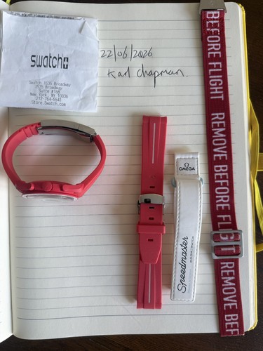 Omega swatch speedmaster - omega, x