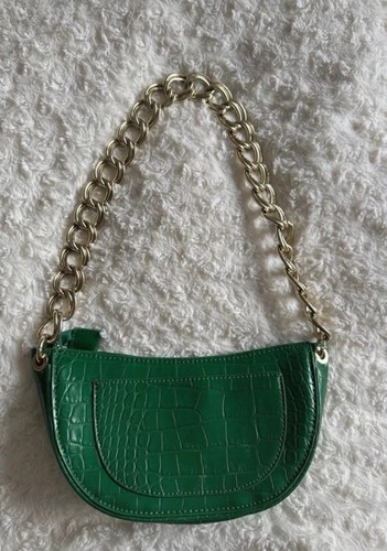 Zara green crocodile faux - green,