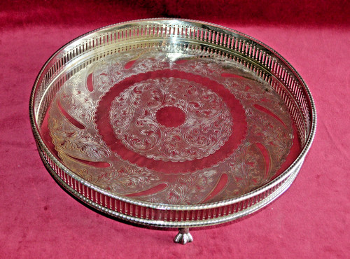 Vintage heavy sheffield plated - heavy,