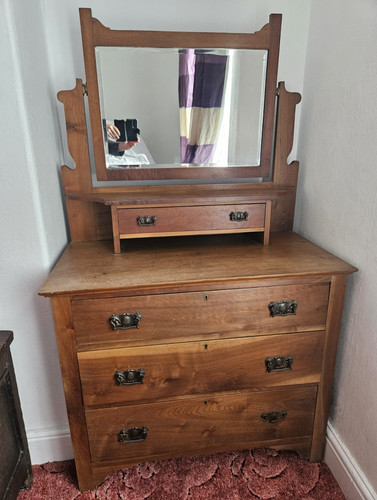 Antique vintage dressing table - antique,