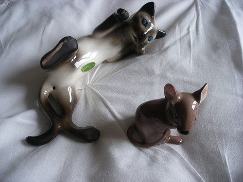 Beswick brandy glass cat - a,