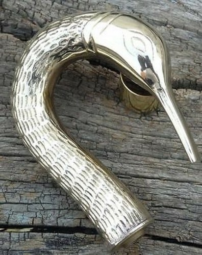 Brass designer swan head - designer,