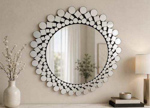 Modern round decorative - round, wall