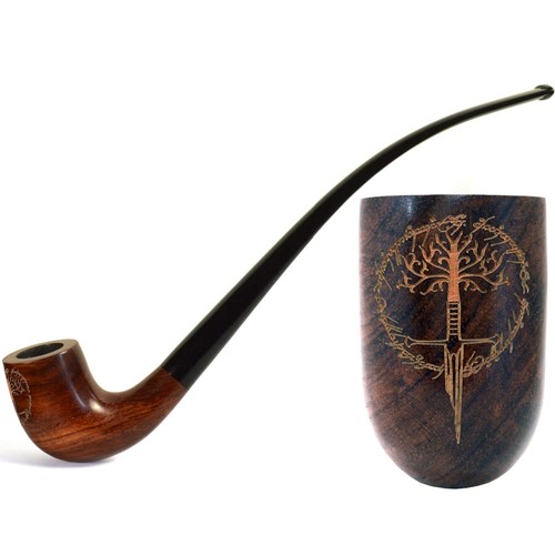 Long pear wood tobacco - , smoking