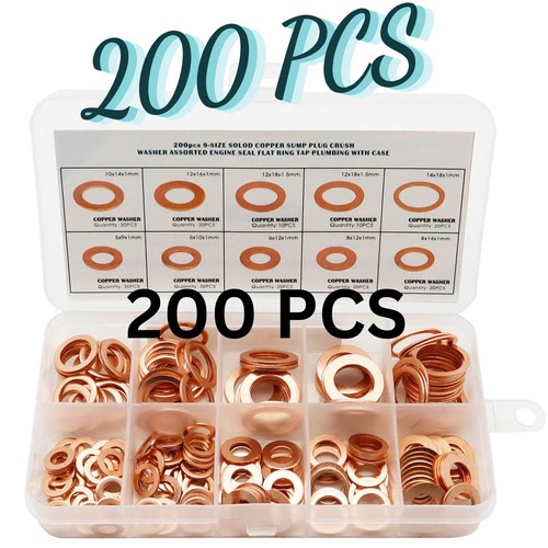 200pcs sizes solid - sizes, copper