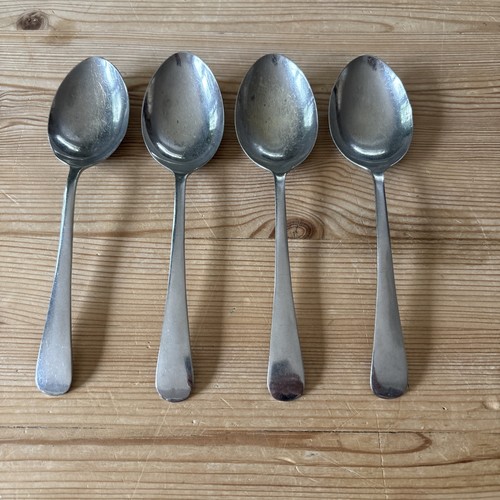 Vintage dessert spoons old - vintage,