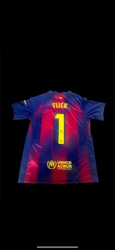 Barcelona hansi flick signed - barcelona,