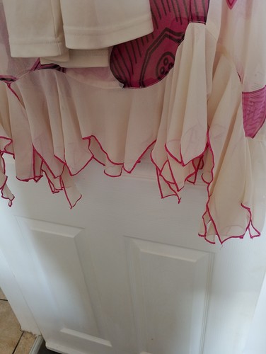 Zandra rhodes top beige - rhodes, top,