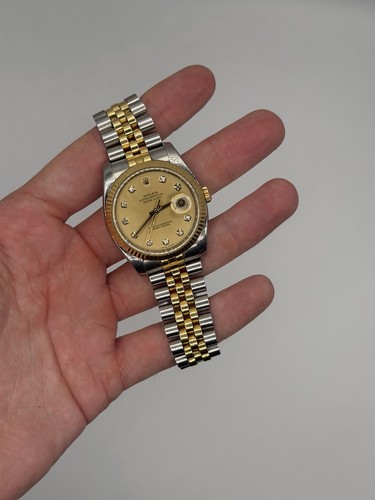 Rolex datejust 36mm two - 36mm, tone
