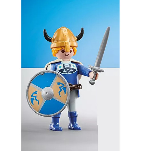 New playmobil blue viking - [new],