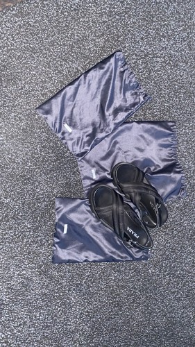 Prada black shoes - prada, sandals