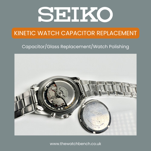 Seiko kinetic watch capacitor - watch,