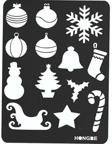 Christmas wall stencil - a4,