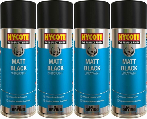Hycote matt black - fast, drying