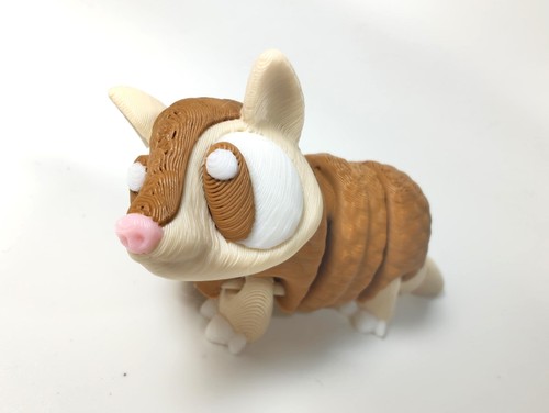 Articulated armadillo fidget - articulated,