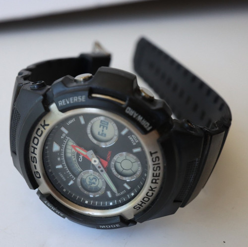 Vintage casio shock 590 - g, aw-590