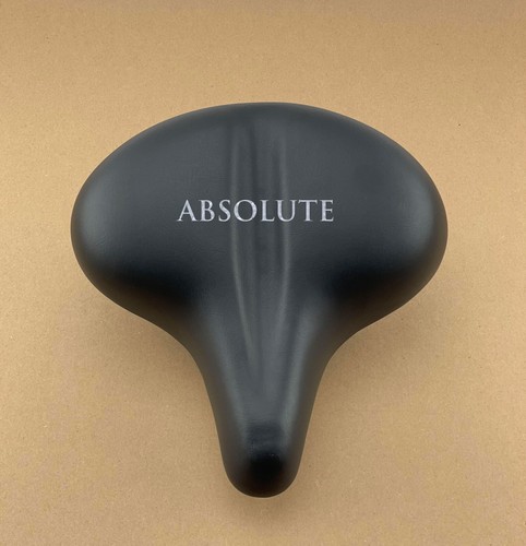 Black cruiser bicycle saddle - black,