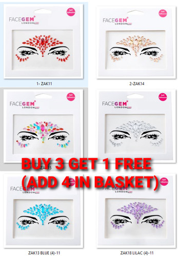 Face gems glitter - face, jewel