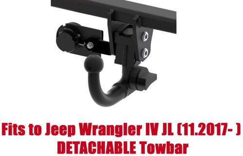 Detachable tow bar for - bar, jeep