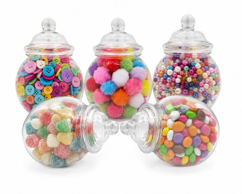 Plastic sweet jars 650ml - sweet,