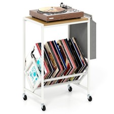 Record Storage Side Table with