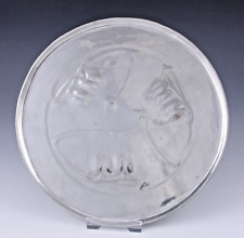 Liberty & Co polished Tudric pewter card tray designed Archibald Knox