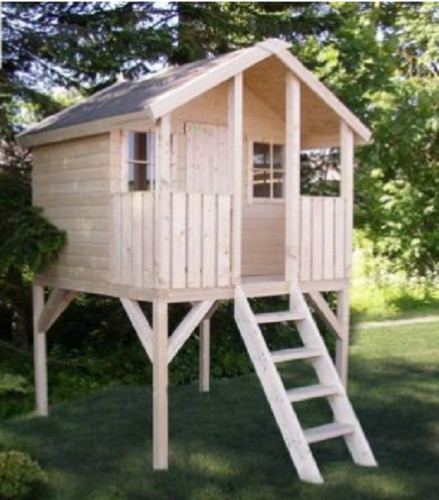 Wooden wendy house toby kids - wendy,