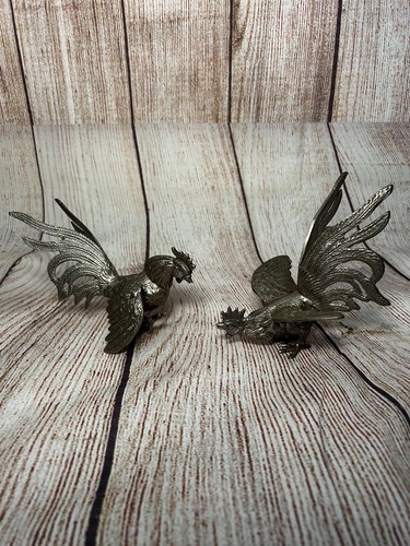 Pair vintage silver plated - of,