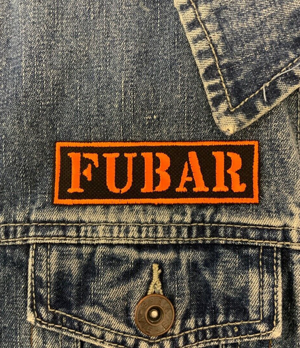 Fubar iron embroidered - iron,