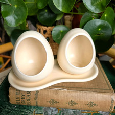 Nigella Lawson Living Kitchen Cream Salt & Pepper Piglets Mini Salt Pigs On Tray