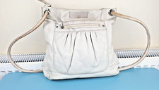 Fenn Wright Manson Messenger Bag Crossbody Handbag cream Leather Satchel